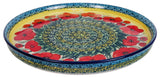 Tray, Round, 10.25" in "Poppies in Bloom" by Manufaktura | T153S-JZ34