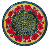 Tray, Round, 10.25" in "Poppies in Bloom" by Manufaktura | T153S-JZ34