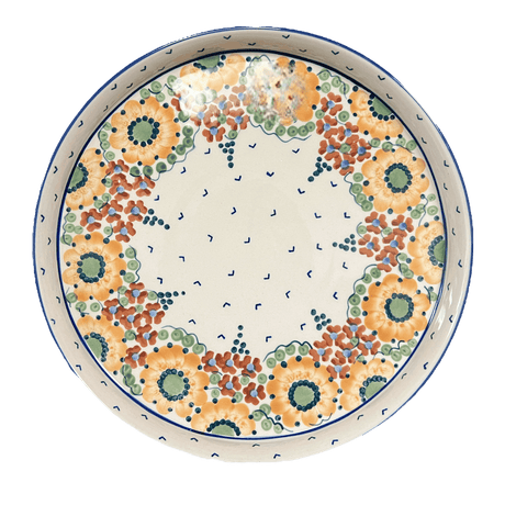 Tray, Round, 10.25" in "Autumn Harvest" by Manufaktura | T153S-LB