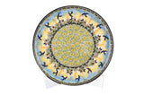 Tray, Round, 10.25" in "Soaring Swallows" by Manufaktura | T153S-WK57