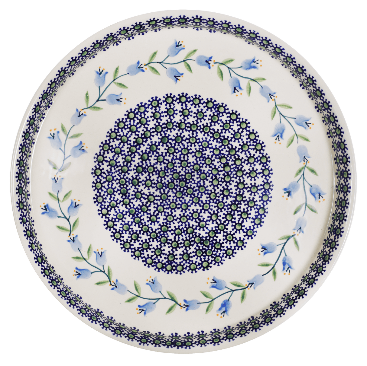 Tray, Round, 10.25" in "Lily of the Valley" by Manufaktura | T153T-ASD