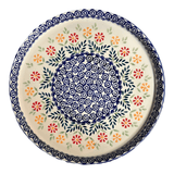 Tray, Round, 10.25" in "Flower Power" by Manufaktura | T153T-JS14