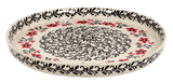 Tray, Round, 10.25" in "Scarlet Garden" by Manufaktura | T153T-KK01