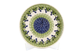 Polish Pottery Round Tray (Bunny Love) | T153T-P324 Additional Image at PolishPotteryOutlet.com