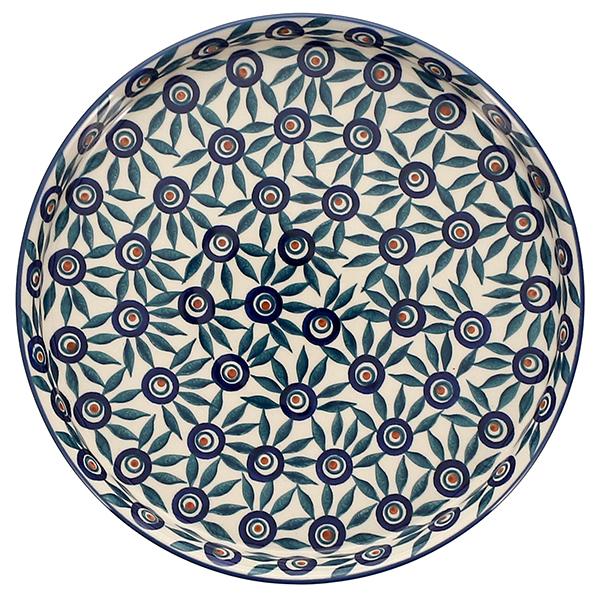 Tray, Round, 10.25" in "Peacock Parade" by Manufaktura | T153U-AS60