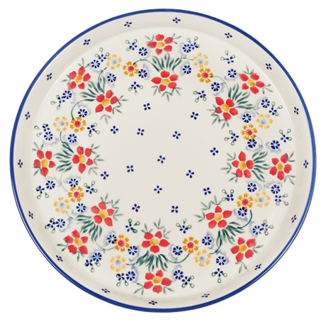 Tray, Round, 10.25" in "Fresh Flowers" by Manufaktura | T153U-MS02