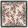Polish Pottery 7" Square Dessert Plates (Cherry Blossom) | T158S-DPGJ at PolishPotteryOutlet.com