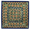 Polish Pottery 7" Square Dessert Plate (Perennial Garden) | T158S-LM at PolishPotteryOutlet.com