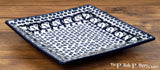 Plate, Square, Dessert, 7" in "Kitty Cat Path" by Manufaktura | T158T-KOT6