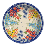 Bowl, Round, Pasta, 9.25" Bowl in "Brilliant Garden" by Manufaktura | T159S-DPLW