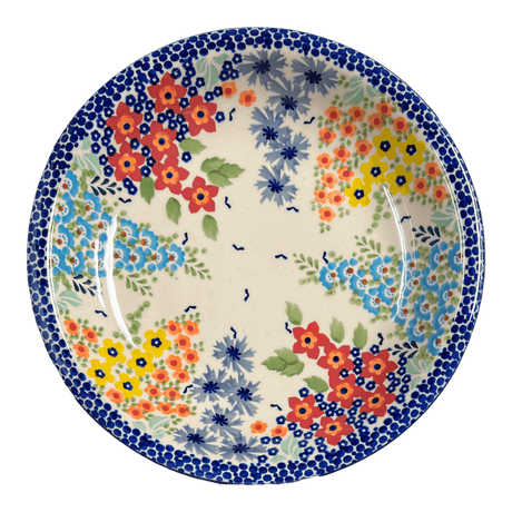 Bowl, Round, Pasta, 9.25" Bowl in "Brilliant Garden" by Manufaktura | T159S-DPLW