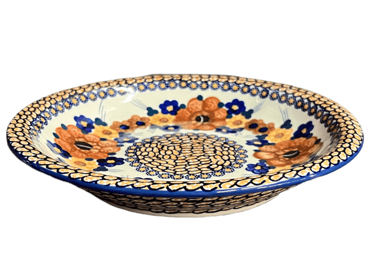 Bowl, Round, Pasta, 9.25" Bowl in "Bouquet in a Basket" by Manufaktura | T159S-JZK