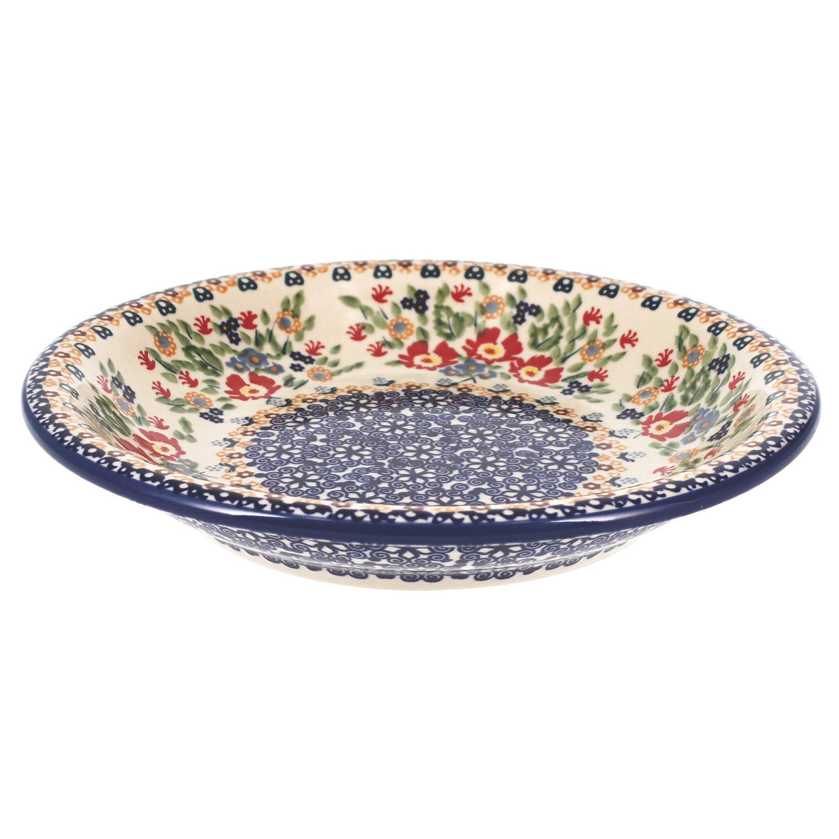 Bowl, Round, Pasta, 9.25" Bowl in "Poppy Persuasion" by Manufaktura | T159S-P265