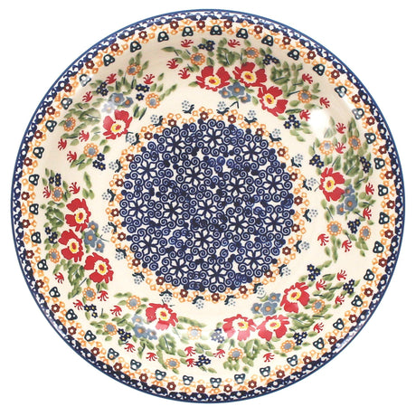 Bowl, Round, Pasta, 9.25" Bowl in "Poppy Persuasion" by Manufaktura | T159S-P265