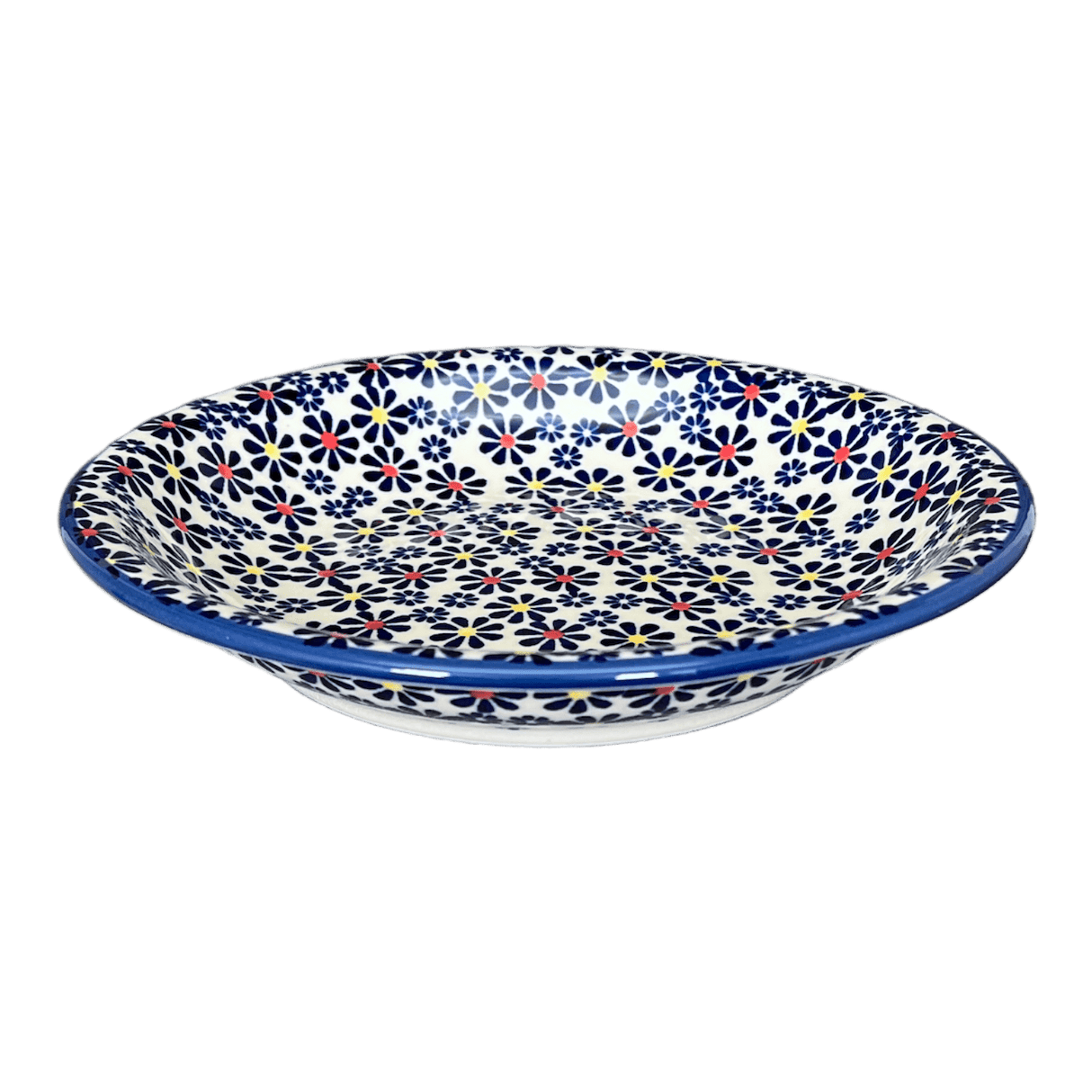Bowl, Round, Pasta, 9.25" Bowl in "Field of Daisies" by Manufaktura | T159S-S001