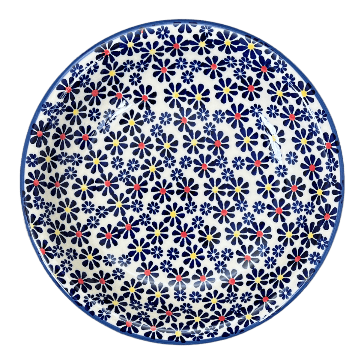 Bowl, Round, Pasta, 9.25" Bowl in "Field of Daisies" by Manufaktura | T159S-S001