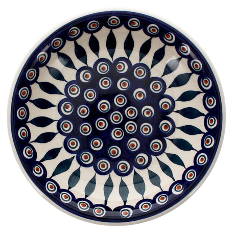 Bowl, Round, Pasta, 9.25" Bowl in "Peacock" by Manufaktura | T159T-54