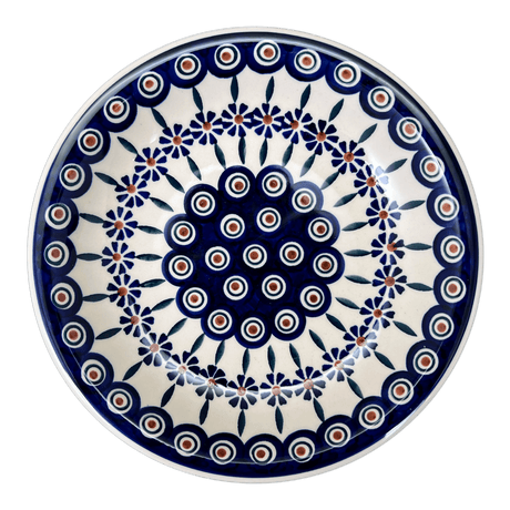 Bowl, Round, Pasta, 9.25" Bowl in "Floral Peacock" by Manufaktura | T159T-54KK
