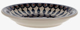 Bowl, Round, Pasta, 9.25" Bowl in "Peacock" by Manufaktura | T159T-54