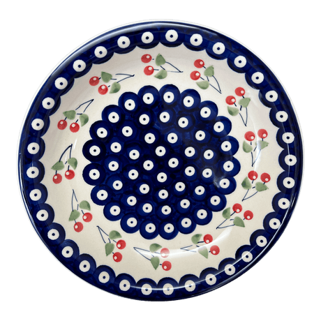 Bowl, Round, Pasta, 9.25" Bowl in "Cherry Dot" by Manufaktura | T159T-70WI