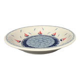 Bowl, Round, Pasta, 9.25" Bowl in "Smooth Seas" by Manufaktura | T159T-DPML