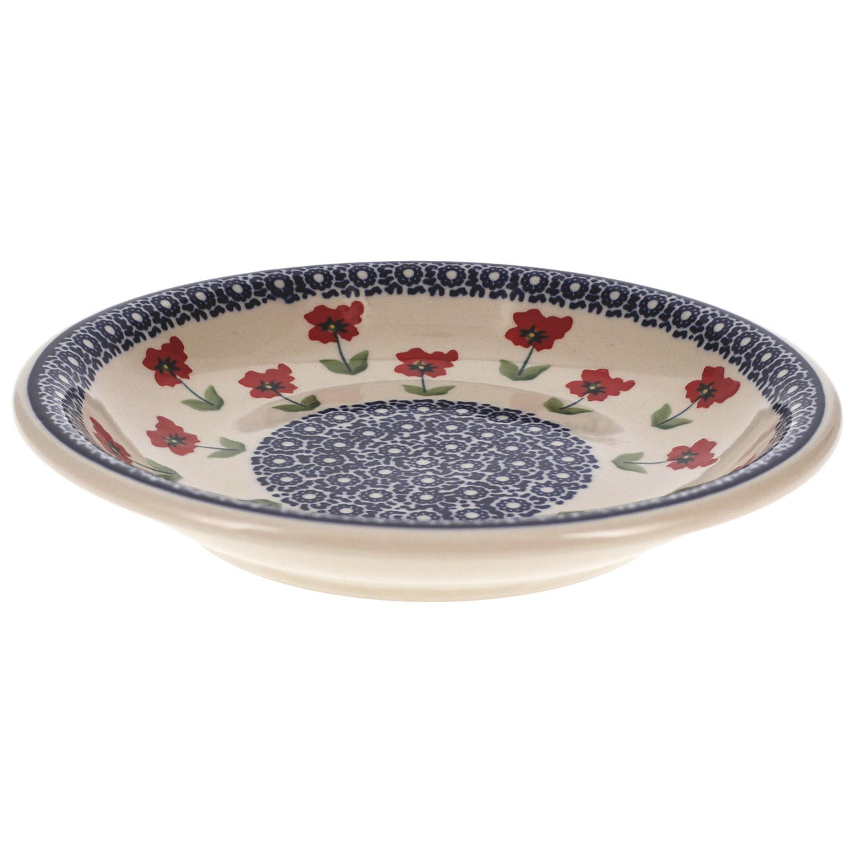 Bowl, Round, Pasta, 9.25" Bowl in "Poppy Garden" by Manufaktura | T159T-EJ01