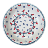Bowl, Round, Pasta, 9.25" Bowl in "Red Bird" by Manufaktura | T159T-GILE
