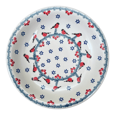 Bowl, Round, Pasta, 9.25" Bowl in "Red Bird" by Manufaktura | T159T-GILE