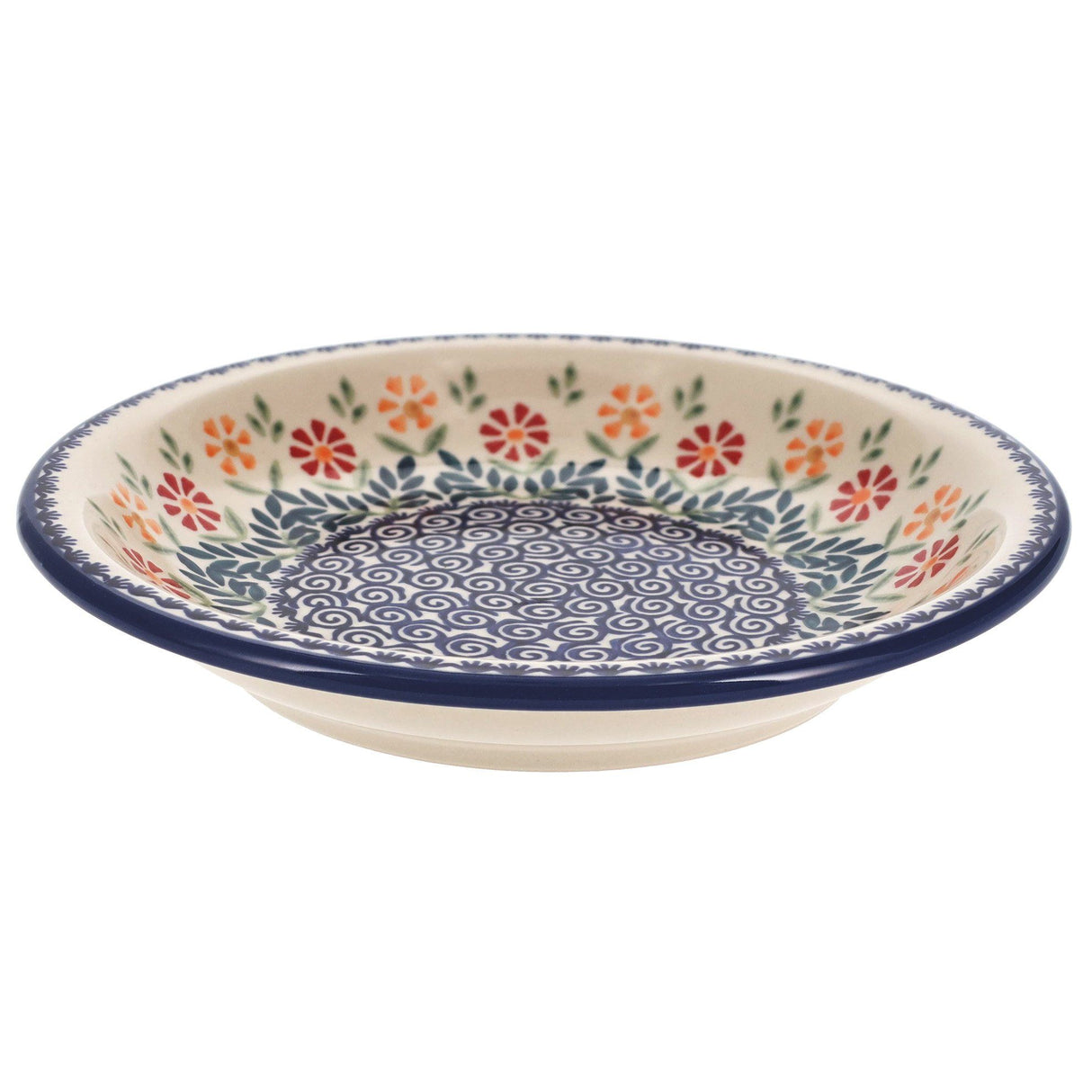 Bowl, Round, Pasta, 9.25" Bowl in "Flower Power" by Manufaktura | T159T-JS14