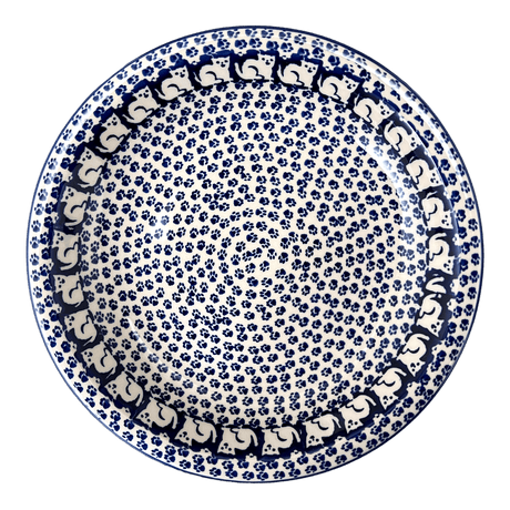 Bowl, Round, Pasta, 9.25" Bowl in "Kitty Cat Path" by Manufaktura | T159T-KOT6