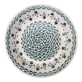Bowl, Round, Pasta, 9.25" Bowl in "Woven Pansies" by Manufaktura | T159T-RV