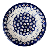 Bowl, Round, Pasta, 9.25" Bowl in "Peacock Dot" by Manufaktura | T159U-54K