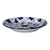 Bowl, Round, Pasta, 9.25" Bowl in "Blue Butterfly" by Manufaktura | T159U-AS58