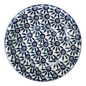 Polish Pottery 9.25" Pasta Bowl (Peacock Parade) | T159U-AS60 Additional Image at PolishPotteryOutlet.com