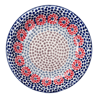 A picture of a Polish Pottery 9.25" Pasta Bowl (Falling Petals) | T159U-AS72 as shown at PolishPotteryOutlet.com/products/9-25-pasta-bowl-falling-petals-t159u-as72