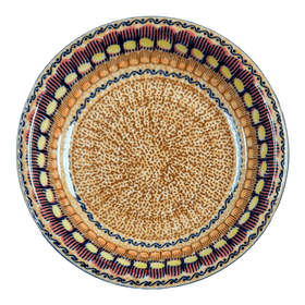 Polish Pottery 9.25" Pasta Bowl (Desert Sunrise) | T159U-KLJ Additional Image at PolishPotteryOutlet.com