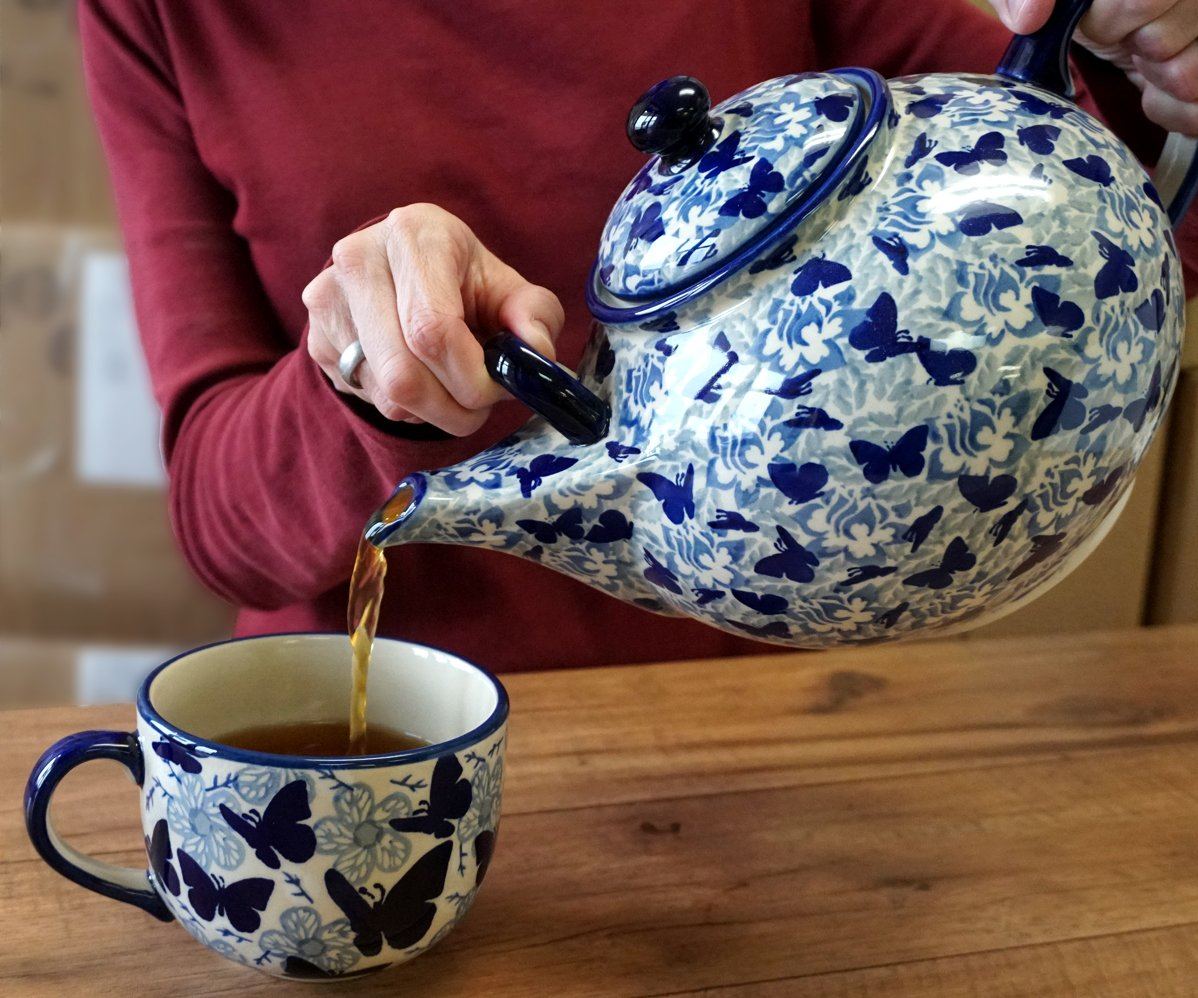 Teapot, 3 Liter in "Flower Power" by Manufaktura | C001T-JS14
