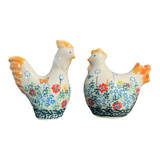 Salt & Pepper, Chubby Chicken, 3" in "Butterfly Spring" by Galia | GSP08-UD1