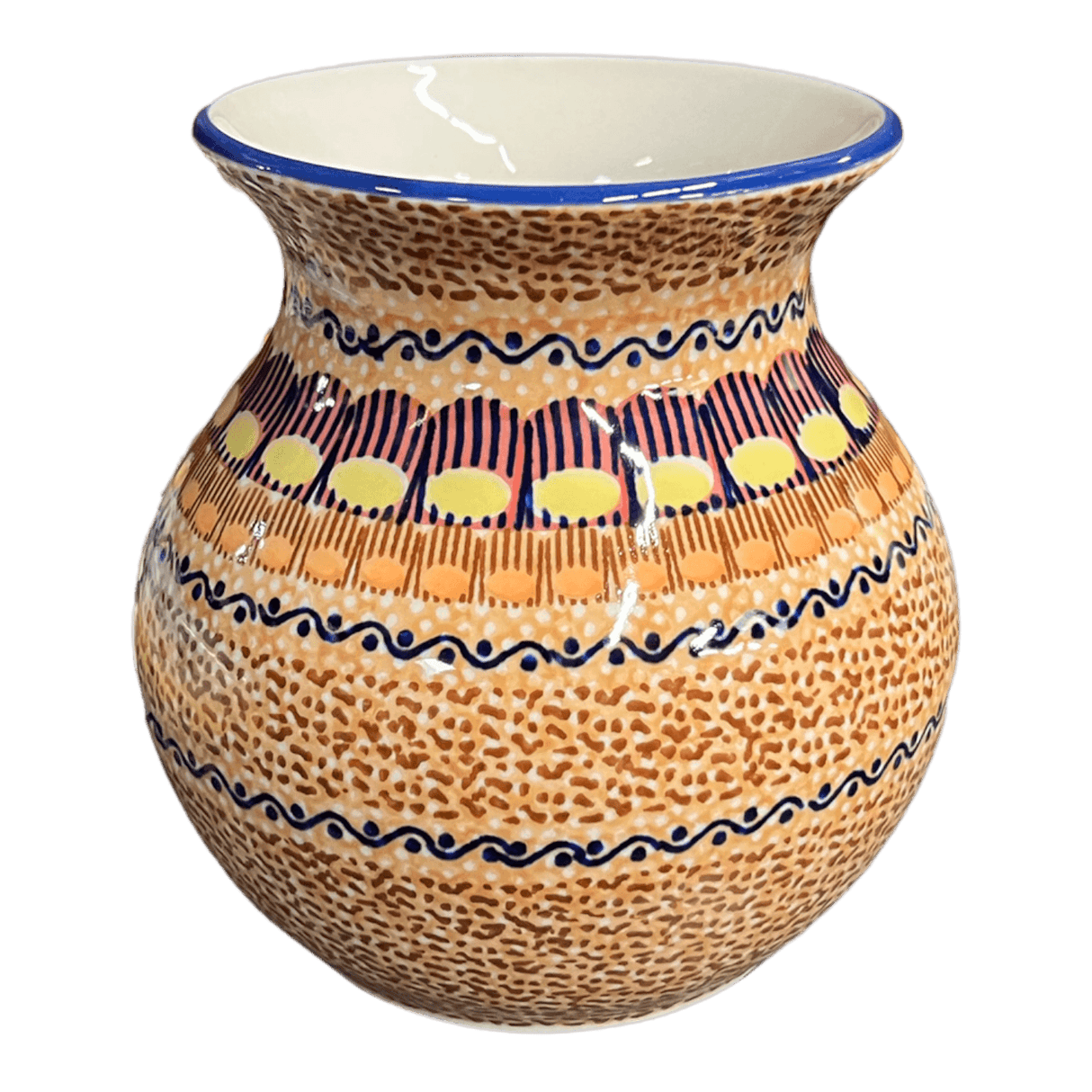 Vase, Bubble, 6" in "Desert Sunrise" by Manufaktura | W003U-KLJ