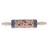 Polish Pottery Rolling Pin (Ruby Bouquet) | W012S-DPCS at PolishPotteryOutlet.com