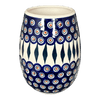 Polish Pottery 8" Vase (Peacock) | W020T-54 at PolishPotteryOutlet.com