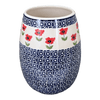 Polish Pottery 8" Vase (Poppy Garden) | W020T-EJ01 at PolishPotteryOutlet.com