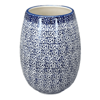 A picture of a Polish Pottery 8" Vase (Sea Foam) | W020T-MAGM as shown at PolishPotteryOutlet.com/products/8-vase-sea-foam-w020t-magm