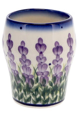Wine Cup, 6 oz, WR (WR14K) in "Lavender Fields" by W.R. Ceramika | WR14K-BW4