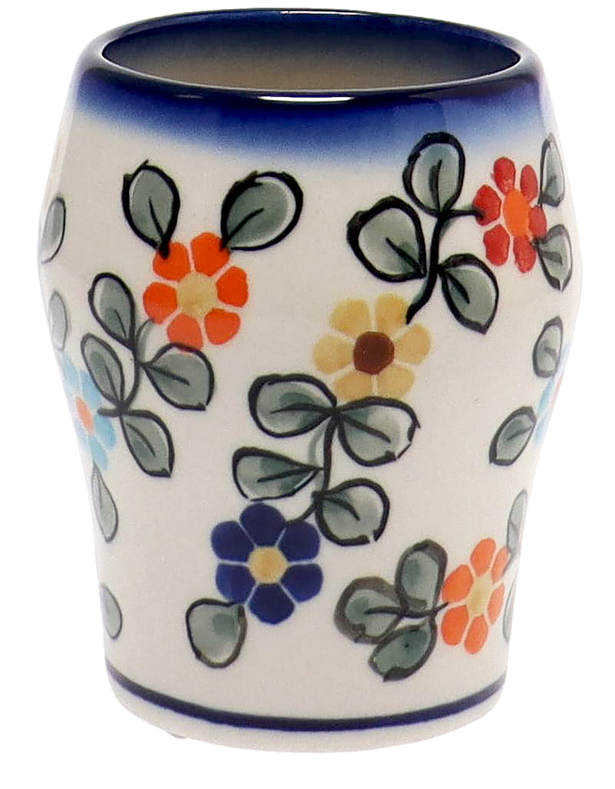 Wine Cup, 6 oz, WR (WR14K) in "Rainbow Shower" by W.R. Ceramika | WR14K-NP18