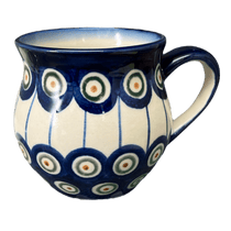Small Belly Mug (Peacock in Line) | WR14N-SM1
