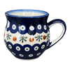 Polish Pottery Small Belly Mug (Mosquito) | WR14N-SM3 at PolishPotteryOutlet.com