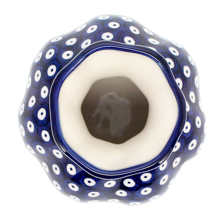 Vase, Scalloped, 6", WR (WR30Z) in "Mosquito" by W.R. Ceramika | WR30Z-SM3