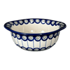 Polish Pottery WR Soup Bowl/Small Casserole (Peacock in Line) | WR51B-SM1 at PolishPotteryOutlet.com