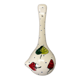 Polish Pottery WR Gravy Ladle (Strawberries & Blossoms) | WR55C-WR2 Additional Image at PolishPotteryOutlet.com